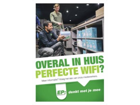 A1 Stoepbord Overal perfecte wifi